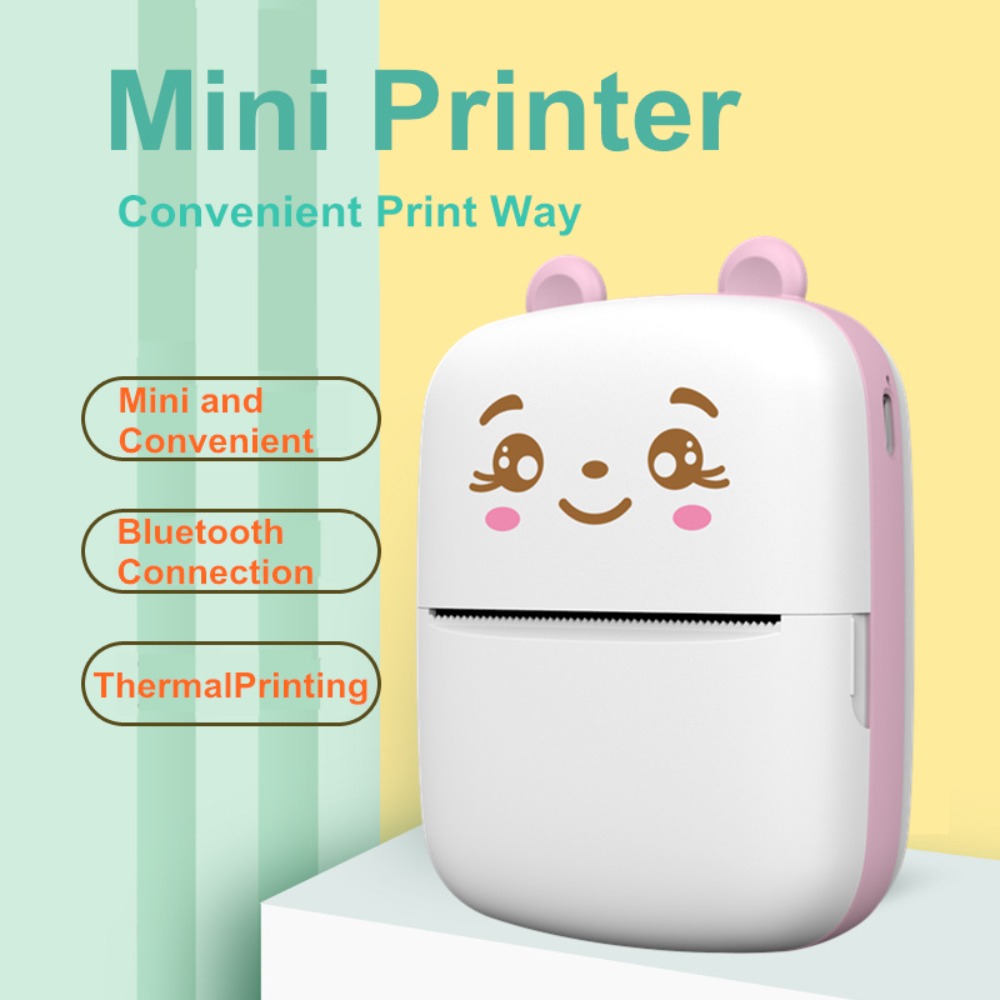 Mini Pocket Thermal Printer Paper Roll - 미니 휴대용 포켓 잉크리스 감열 프린터