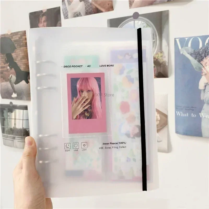 Kpop Photo Card Binder 3 Inch - 사진을위한 A5 포토 카드 홀더 앨범