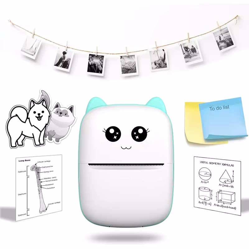 미니 휴대용 열전 사 프린터 인쇄 사진 포켓 열전 사  - Mini Pocket Thermal Printer Paper Roll 리뷰 및 가격