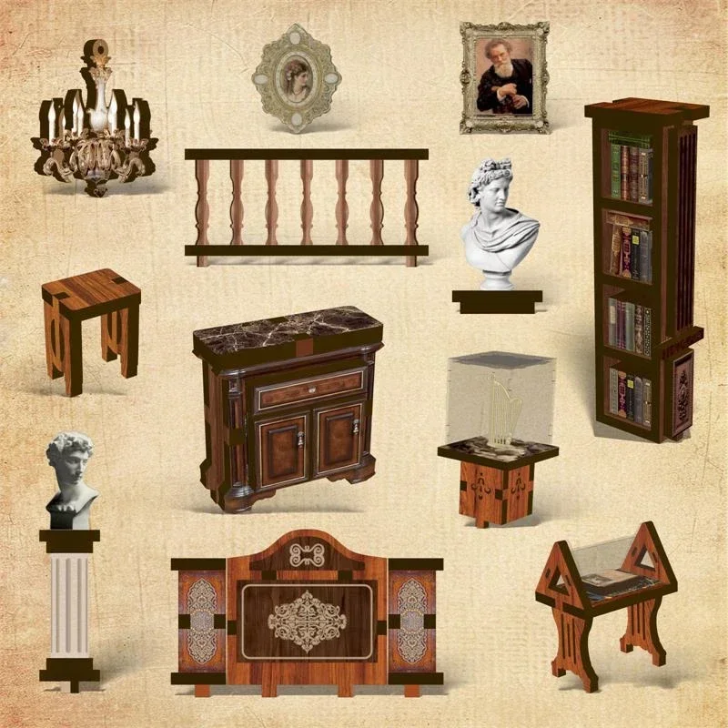 철학적 책장 책꽂이 홈 데코레이션, 레트로 DIY 나무 - Diy Wooden Book Nook Kit Shelf Insert 리뷰 및 가격
