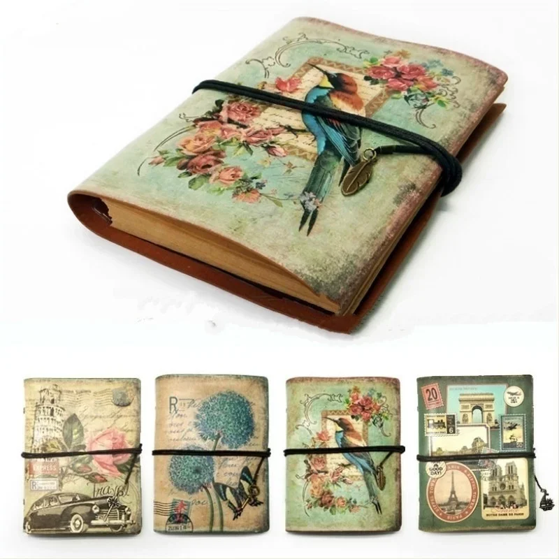 핸드메이드 가죽 미니 빈티지 노트북 메모장, 휴대용 여 - Vintage Leather Journal Notebook 리뷰 및 가격