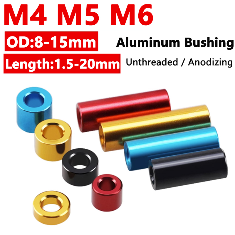 10pcs M4 M5 M6 알루미늄 부싱 와셔 가스켓  - Magazines 리뷰 및 가격