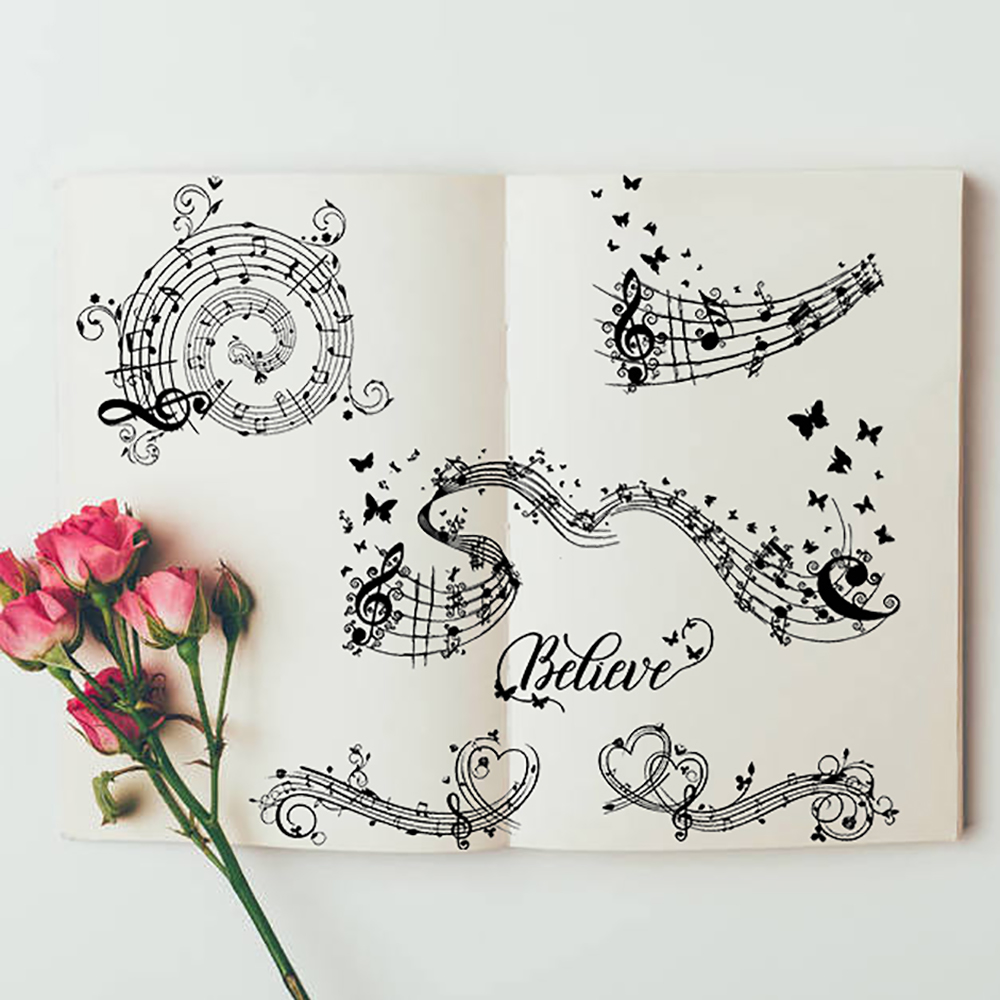 AZSG 음악 점수 | 나비 노트 DIY Scrapbo - Blank Sheet Music Notebook 리뷰 및 가격