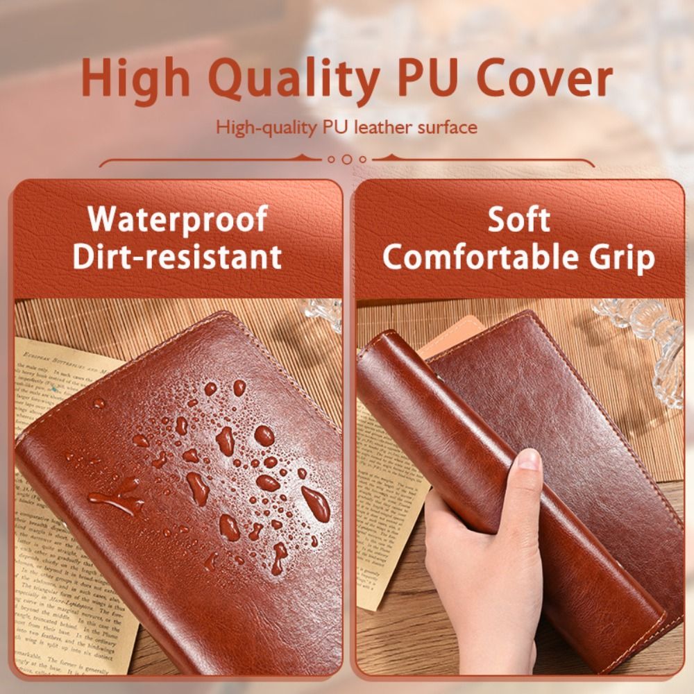 새로운 A5/A6 노트북 루즈리프 PU 가죽 여행 저널 - Vintage Leather Journal Notebook 리뷰 및 가격