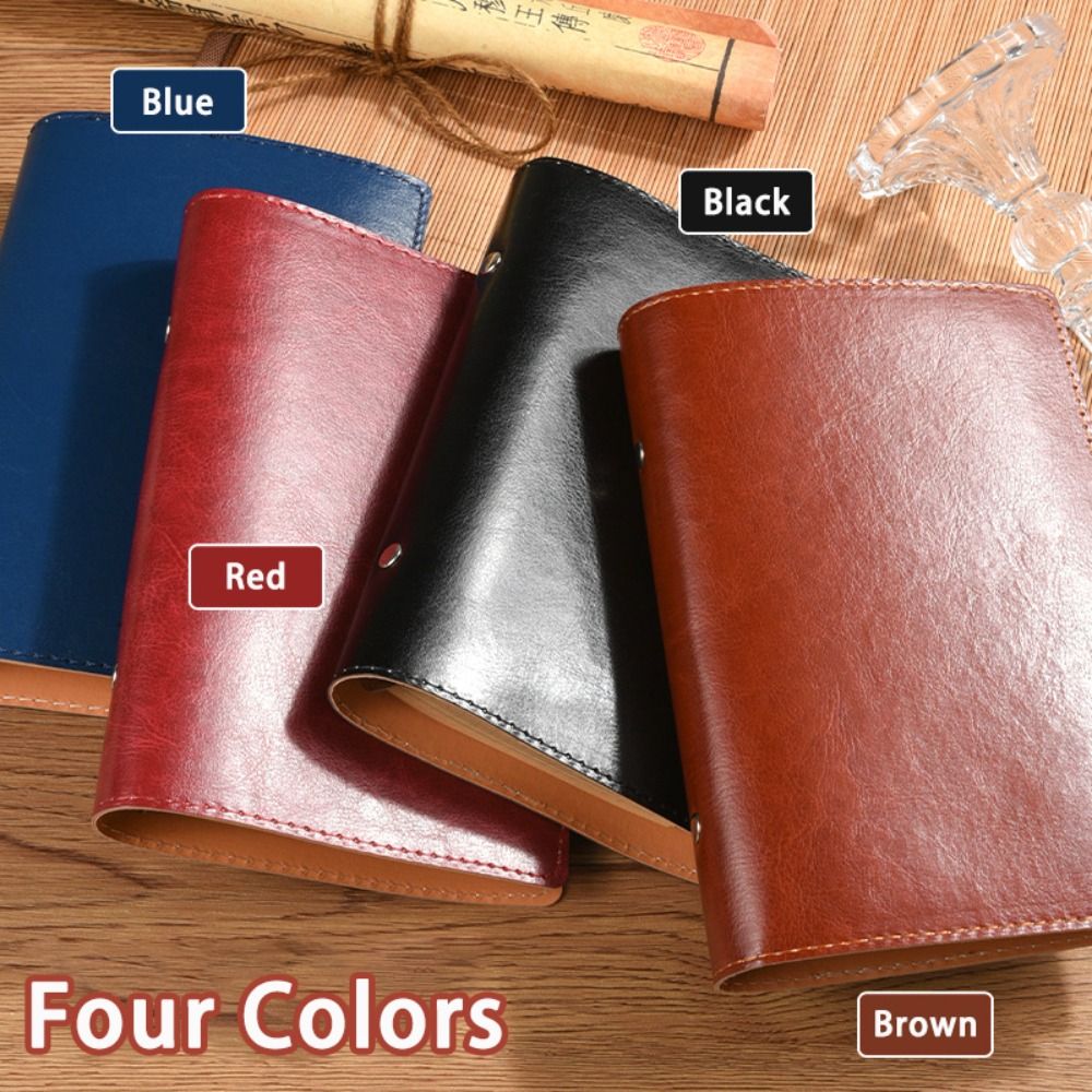 새로운 A5/A6 노트북 루즈리프 PU 가죽 여행 저널 - Vintage Leather Journal Notebook 리뷰 및 가격