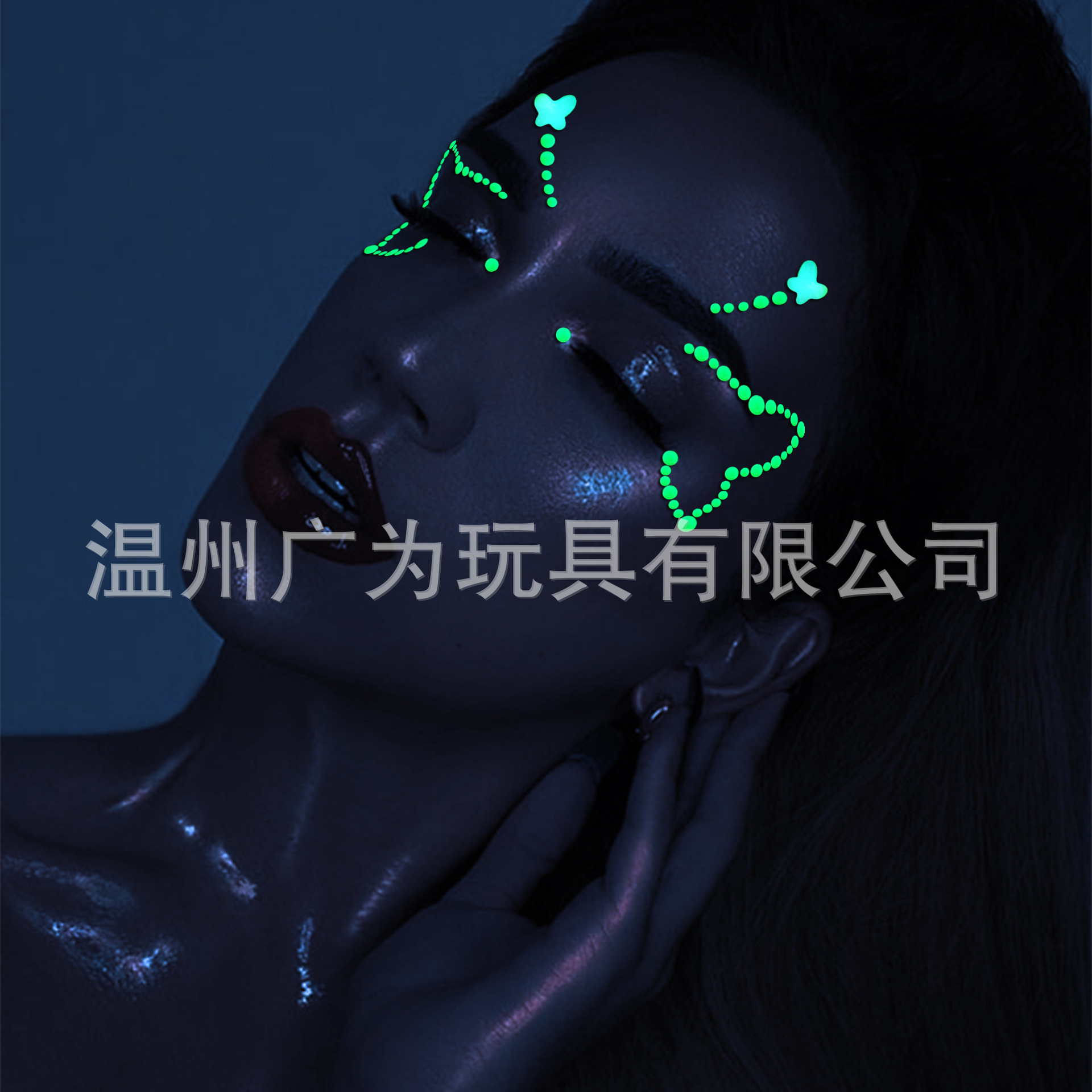 스타일 글로우 페이스 타투 할로윈 임시 바디 스티커 레 - Music 리뷰 및 가격