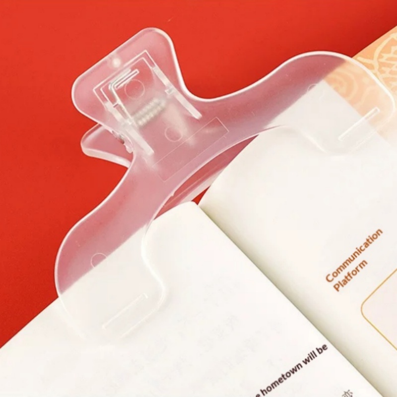 불투명 투명 책 페이지 홀더 클립, 자국 방지 독서 고 - Stationery Books 리뷰 및 가격