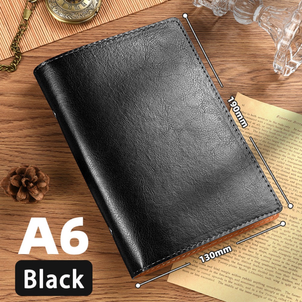 빈티지 A5/A6 노트북 루즈리프 탈착식 쉘 여행 일기 - Vintage Leather Journal Notebook 리뷰 및 가격