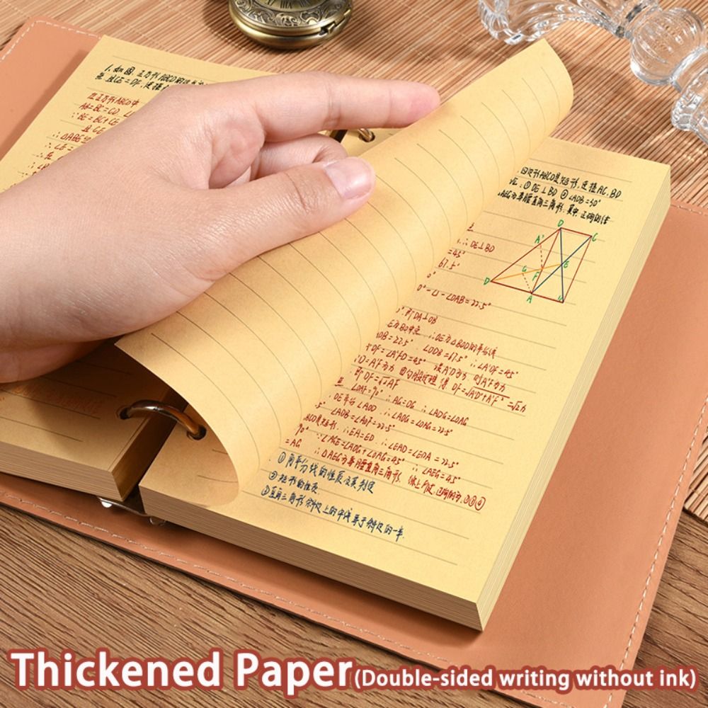 빈티지 A5/A6 노트북 루즈리프 탈착식 쉘 여행 일기 - Vintage Leather Journal Notebook 리뷰 및 가격