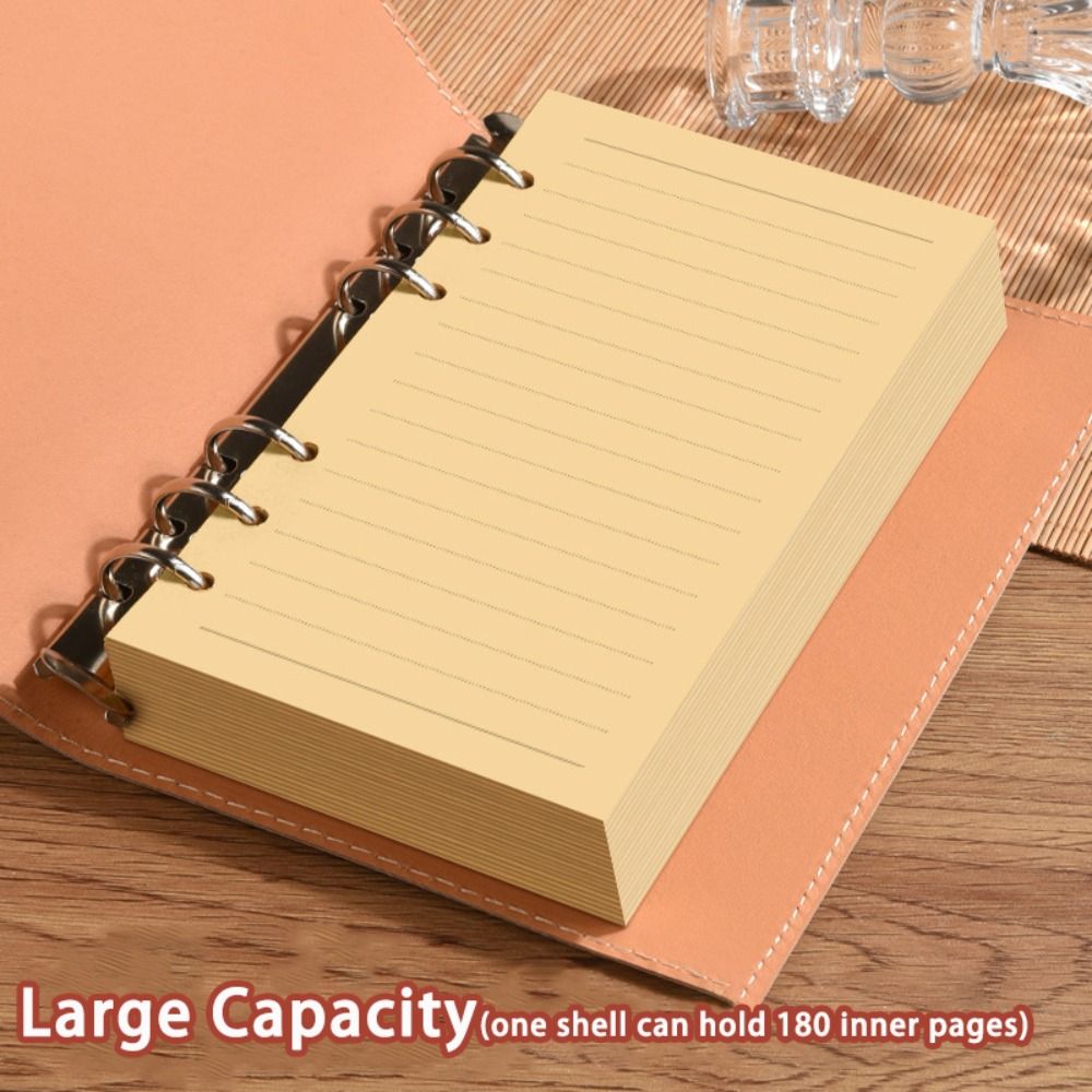 빈티지 A5/A6 노트북 루즈리프 탈착식 쉘 여행 일기 - Vintage Leather Journal Notebook 리뷰 및 가격