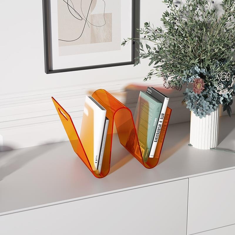 심플한 디자인의 고급스러운 책꽂이 투명 잡지꽂이 투명  - Clear Acrylic Book Stand Holder 리뷰 및 가격